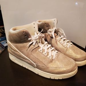 Mens Nike Python Metalic/Gold Premium  12